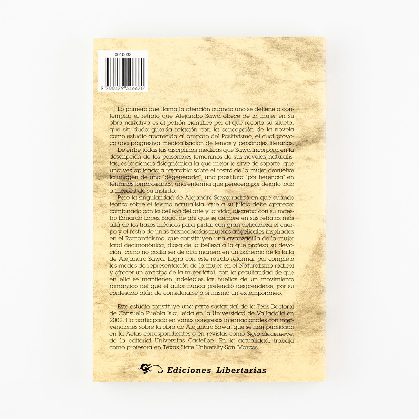 La representación de la mujer en la narrativa de Alejandro Sawa