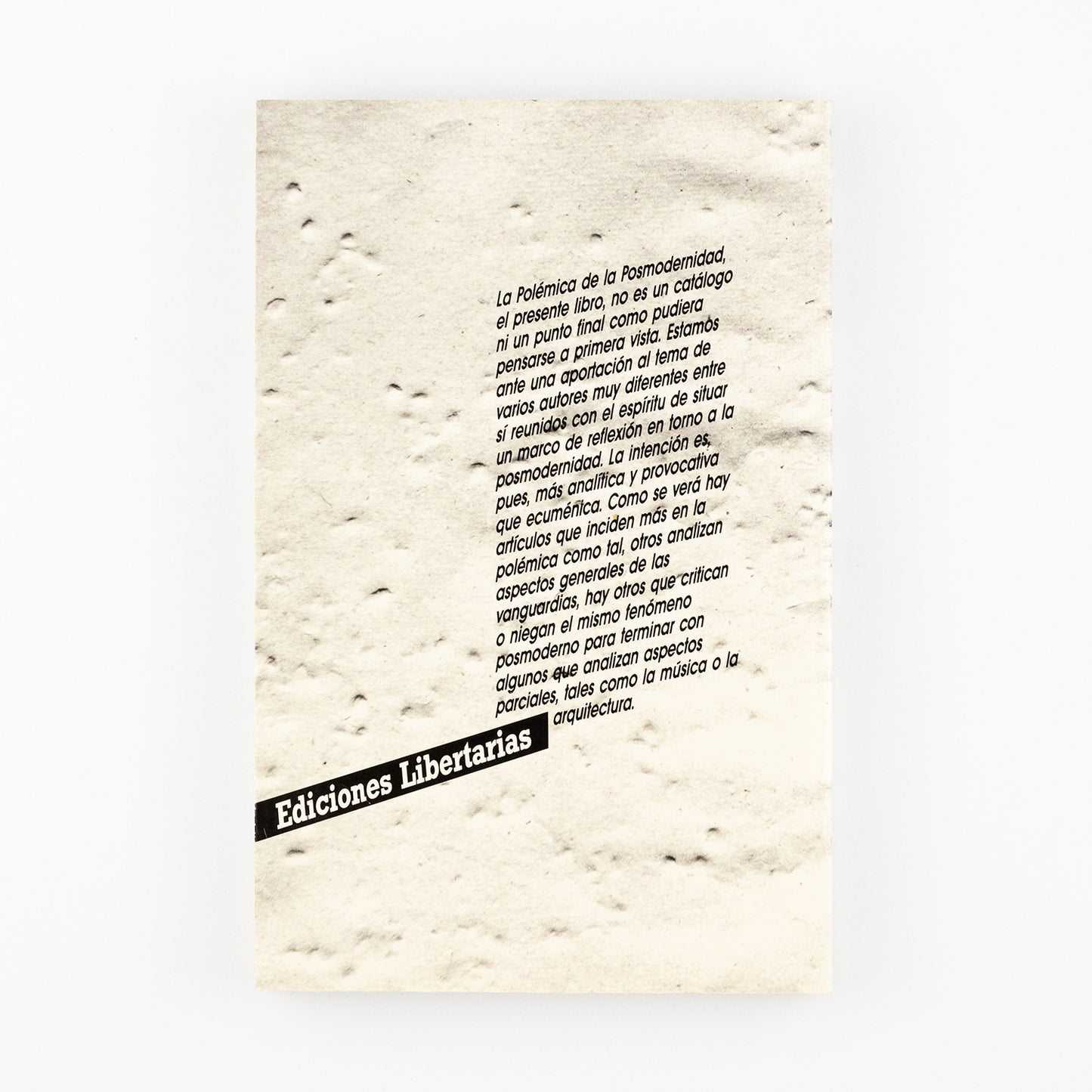 La pólemica de la posmodernidad