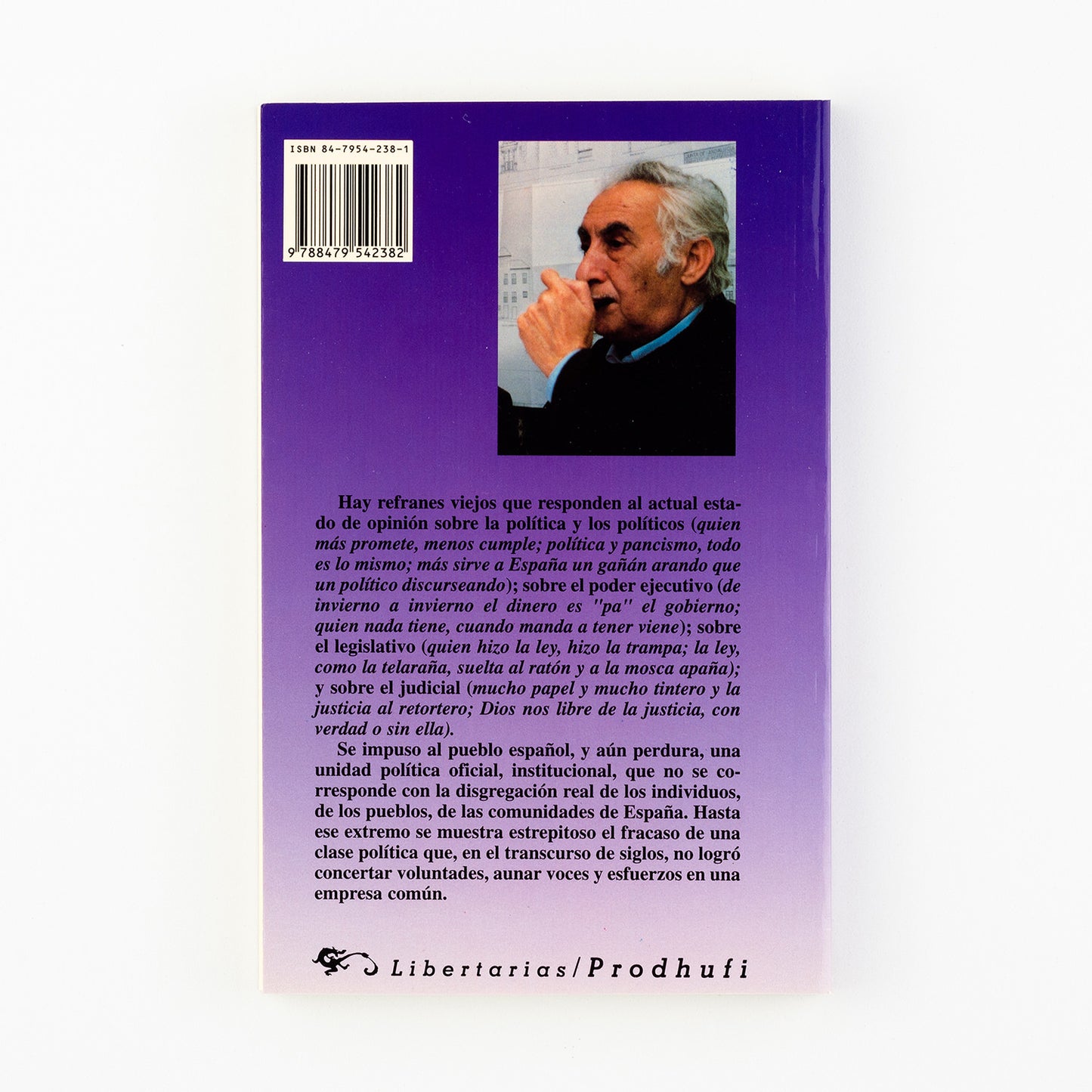 La conciencia política del pueblo español. (Un estudio del refranero)