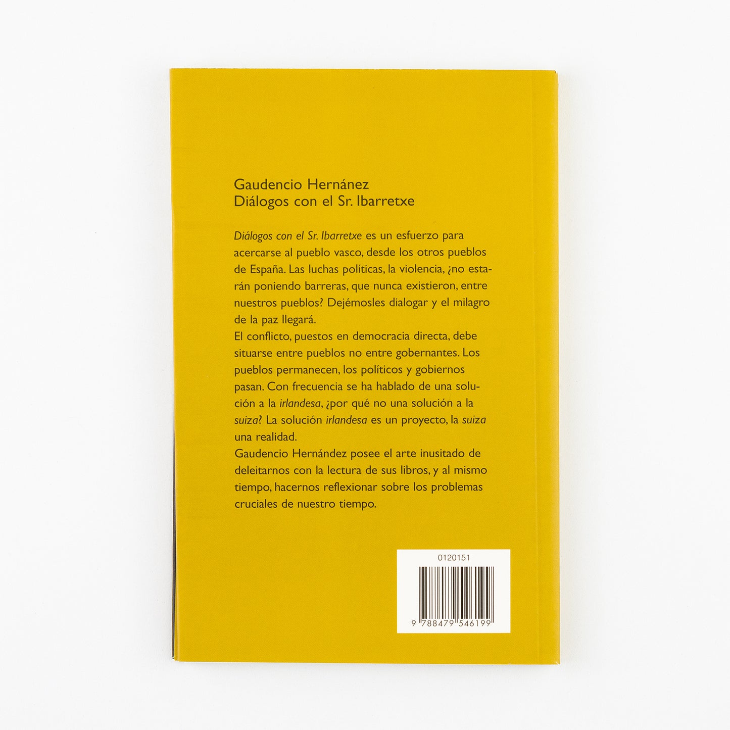 Diálogos con el Sr. Ibarretxe