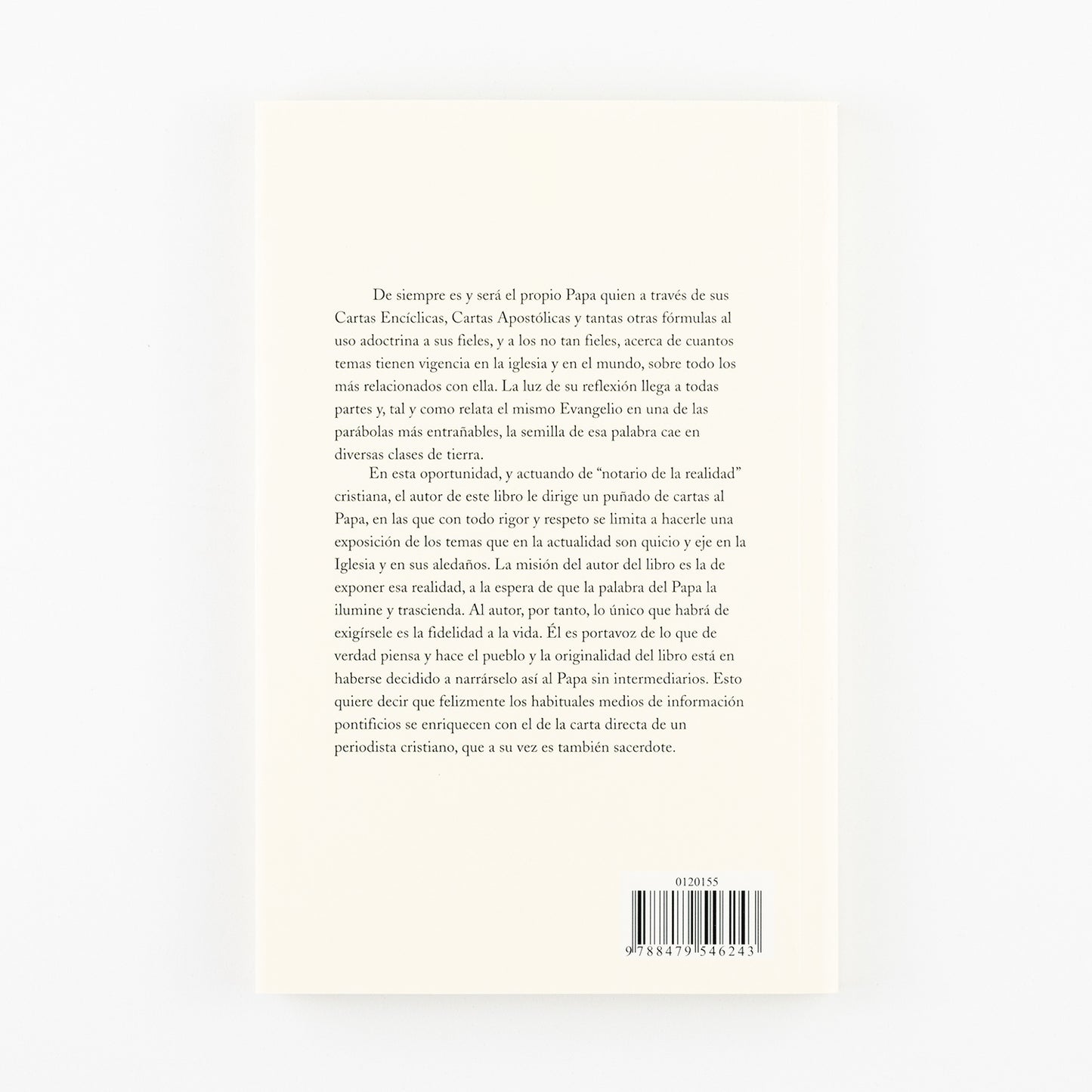 Cartas provocadoras el Papa