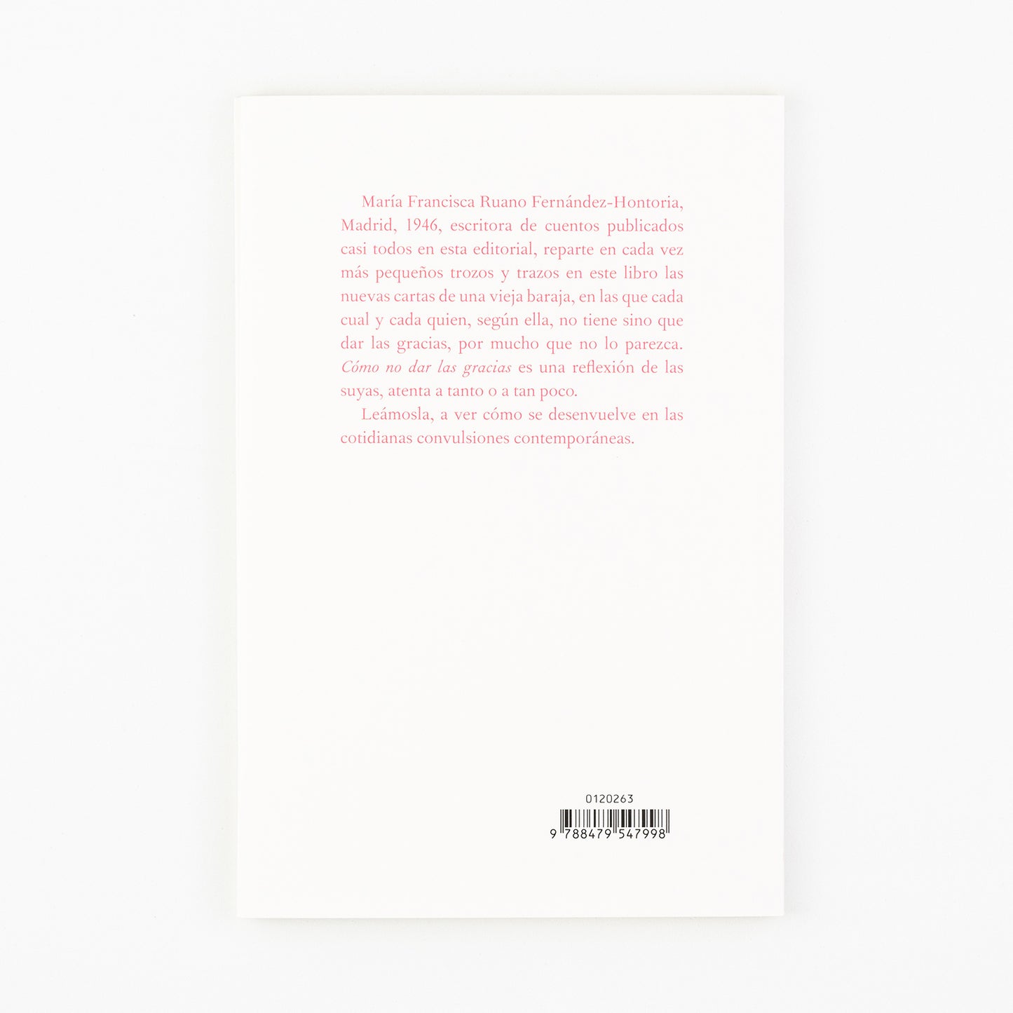 Cómo no dar las gracias