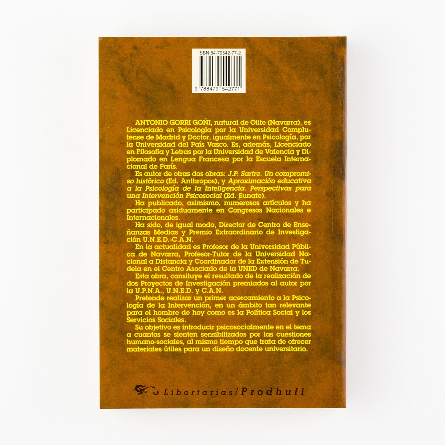 La intervención psicológica en Pólitica Social y Servicios Sociales