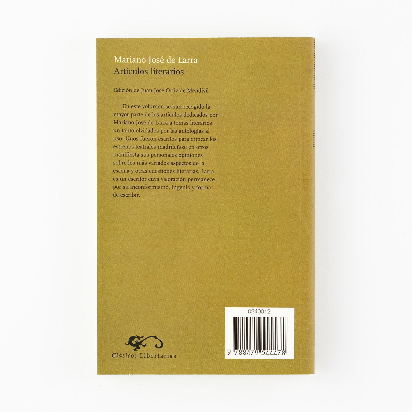 Artículos literarios