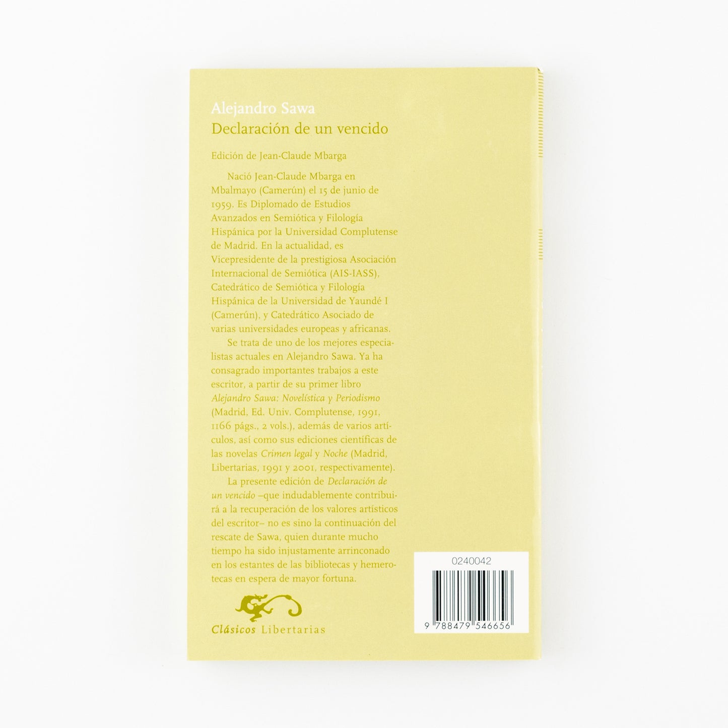 Declaración de un vencido